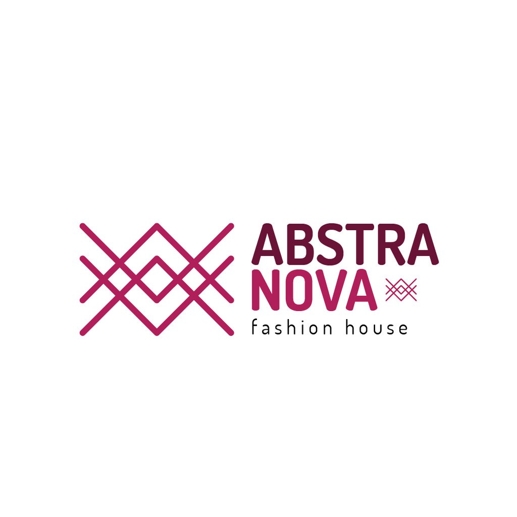 Fashion Ad Geometric Lines Icon in Purple | Logo Template — ein Design erstellen Fashion Ad Geometric Lines Icon in Purple | Logo Template — ein Design erstellen
