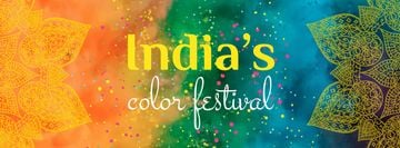 Indian Holi festival celebration