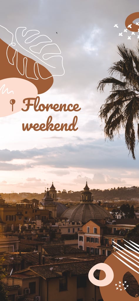 Florence old city view — Створити дизайн Florence old city view — Створити дизайн