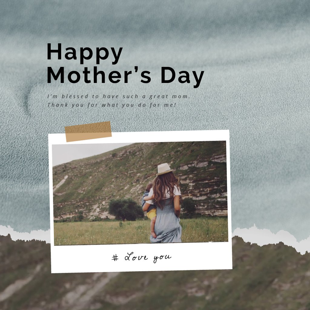 Loving mother carrying child — Create a Design Loving mother carrying child — Create a Design