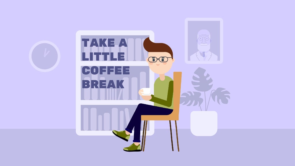 Man Resting and Drinking Coffee | Full Hd Video Template — Створити дизайн Man Resting and Drinking Coffee | Full Hd Video Template — Створити дизайн