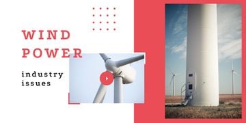 Wind turbines farm
