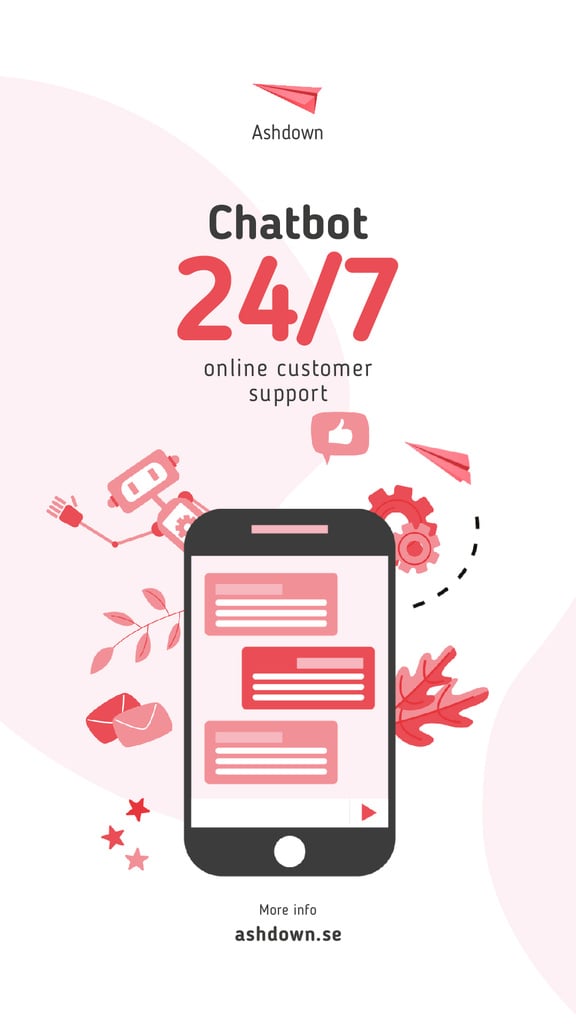 Online Customers Support Chat on Phone Screen — Crear un diseño Online Customers Support Chat on Phone Screen — Crear un diseño
