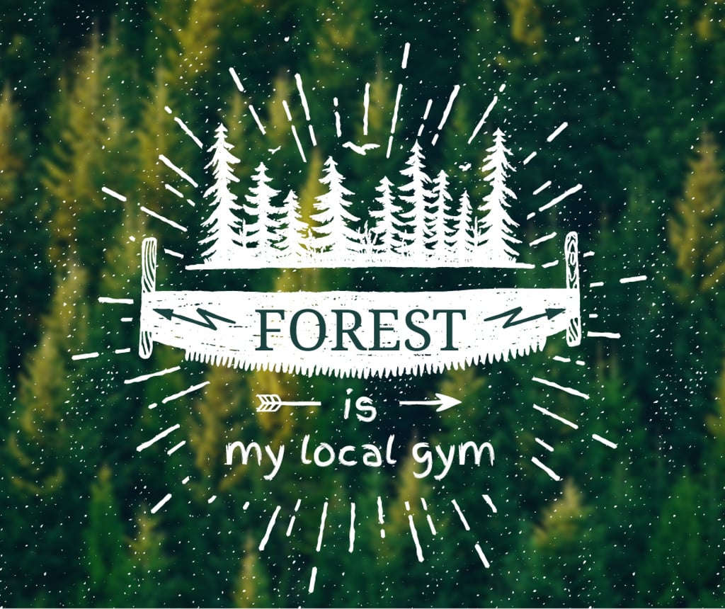 Forest quote poster — Crear un diseño Forest quote poster — Crear un diseño