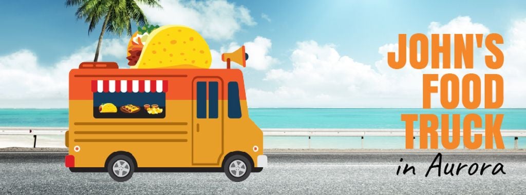 Van delivering food — Create a Design Van delivering food — Create a Design