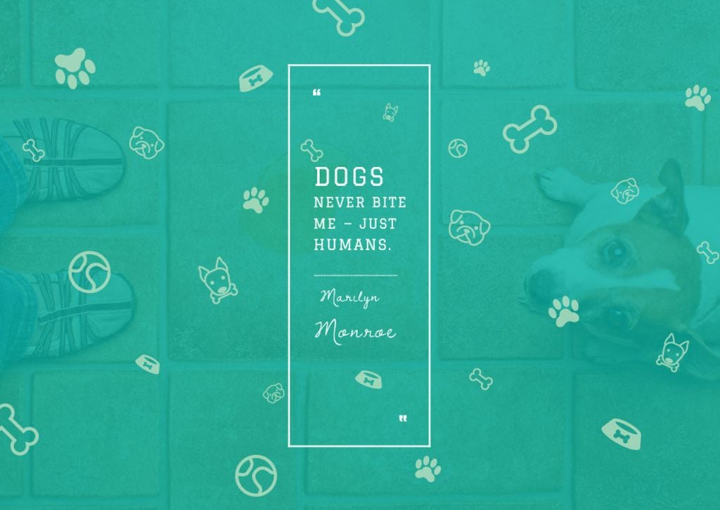 Citation about good dogs — Создать дизайн Citation about good dogs — Создать дизайн