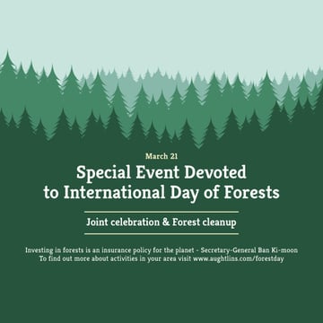 Special Event devoted to International Day of Forests