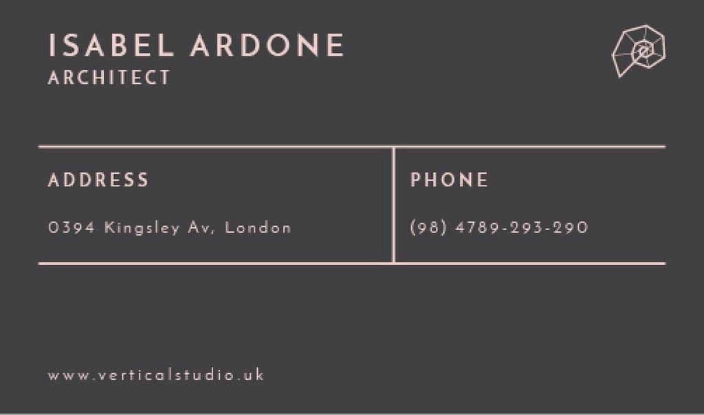 Modern business card — Crear un diseño Modern business card — Crear un diseño