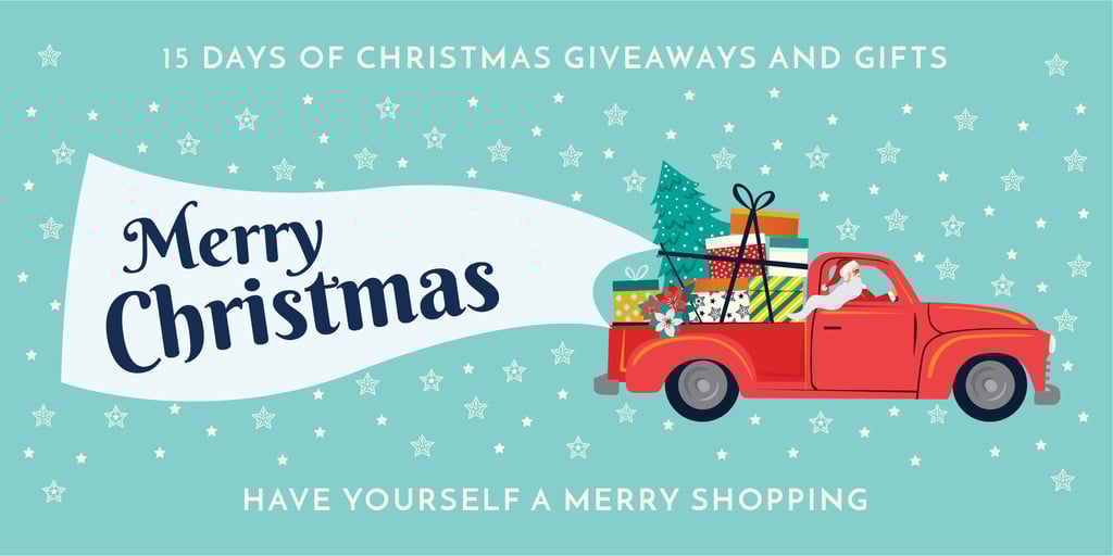 Christmas Offer Santa Delivering Gifts — Crear un diseño Christmas Offer Santa Delivering Gifts — Crear un diseño