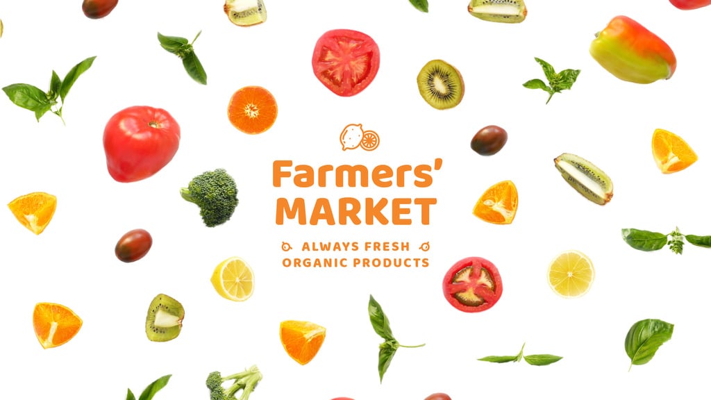 Rotating circles of vegetables and fruits — Create a Design Rotating circles of vegetables and fruits — Create a Design