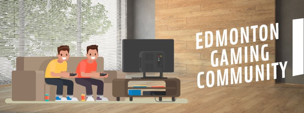 Friends playing video game — Maak een ontwerp Friends playing video game — Maak een ontwerp