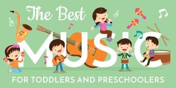 Kids playing music instruments
