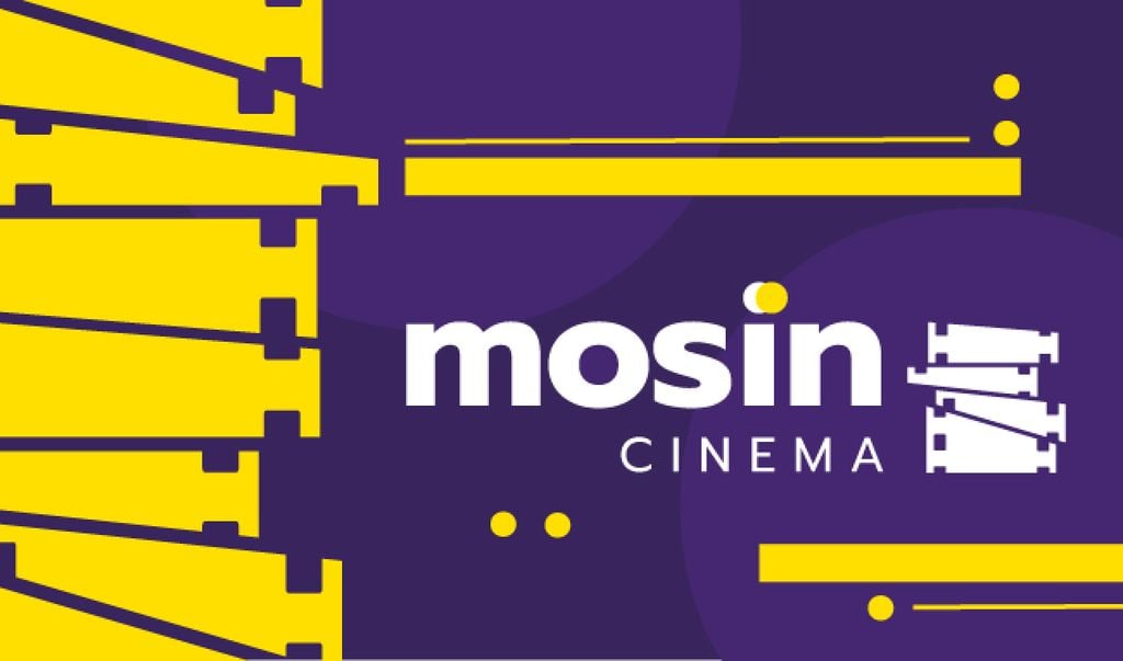 Cinema Club Ad Film Icon | Business Card Template — Створити дизайн Cinema Club Ad Film Icon | Business Card Template — Створити дизайн