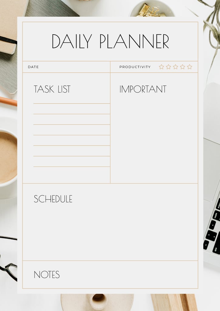 Daily Planner with Workplace — Створити дизайн Daily Planner with Workplace — Створити дизайн