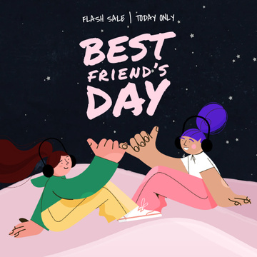 Female Friendship Concept Girls Greeting