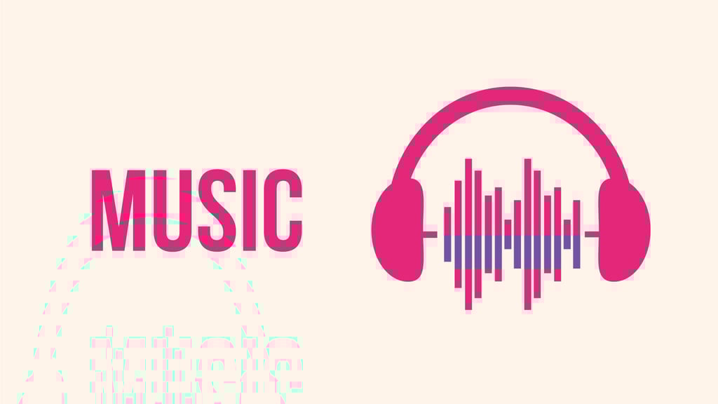 Equalizer Waves and Headphones — ein Design erstellen Equalizer Waves and Headphones — ein Design erstellen