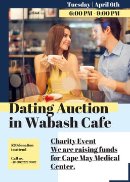 Dating Auction in Wabash Cafe
