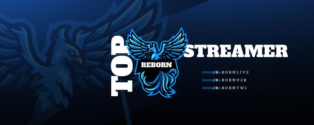 Game Streaming Ad with big Eagle — ein Design erstellen Game Streaming Ad with big Eagle — ein Design erstellen