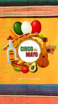 Cinco de Mayo Mexican Festive Food