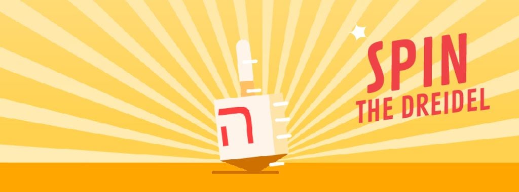 Spinning dreidel on Hanukkah — ein Design erstellen Spinning dreidel on Hanukkah — ein Design erstellen