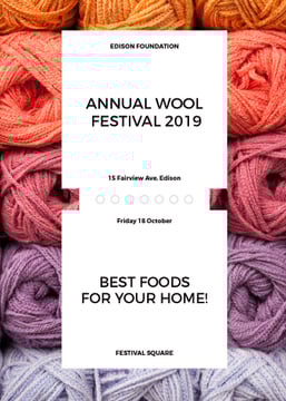 Knitting Festival Wool Yarn Skeins