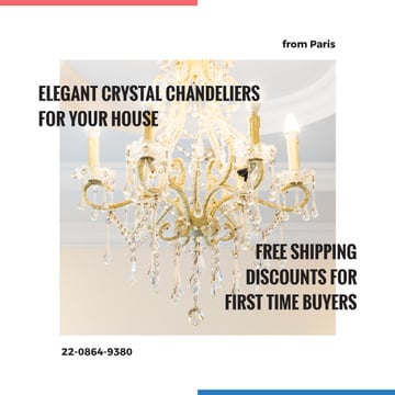 Elegant crystal Chandelier offer