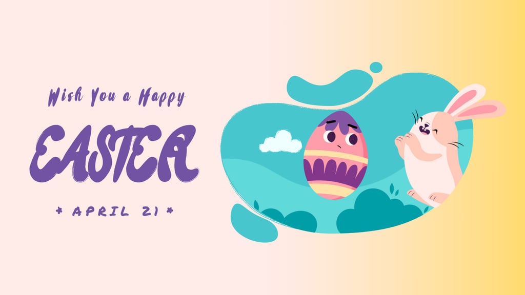 Easter Bunny catching Egg — Créer un visuel Easter Bunny catching Egg — Créer un visuel