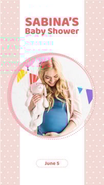 Baby Shower Invitation with Future Mom