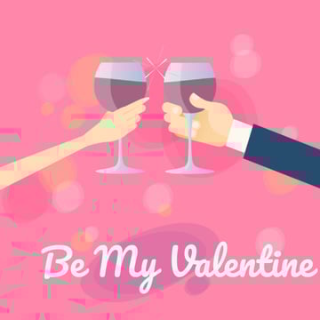 Couple drinking wine for Valentine's Day
