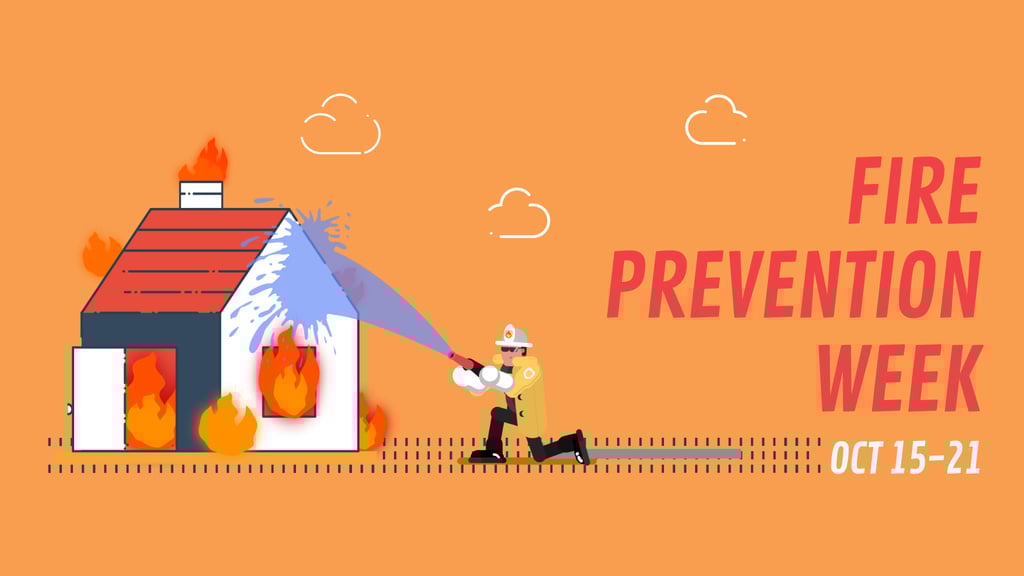 Firefighter Extinguishes a Burning House — ein Design erstellen Firefighter Extinguishes a Burning House — ein Design erstellen
