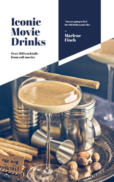 Drinks Recipes Glass with Eggnog Cocktail