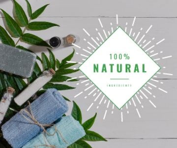 100 % natural ingredients banner