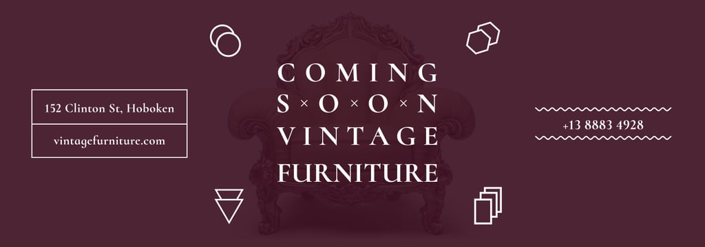Coming soon vintage furniture shop — Créer un visuel Coming soon vintage furniture shop — Créer un visuel