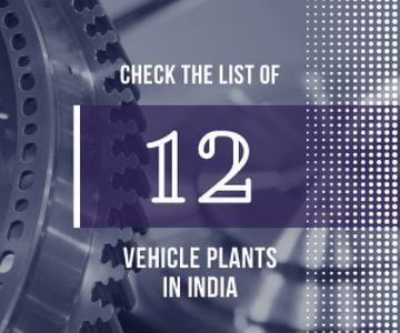 Vehicle plants in India poster