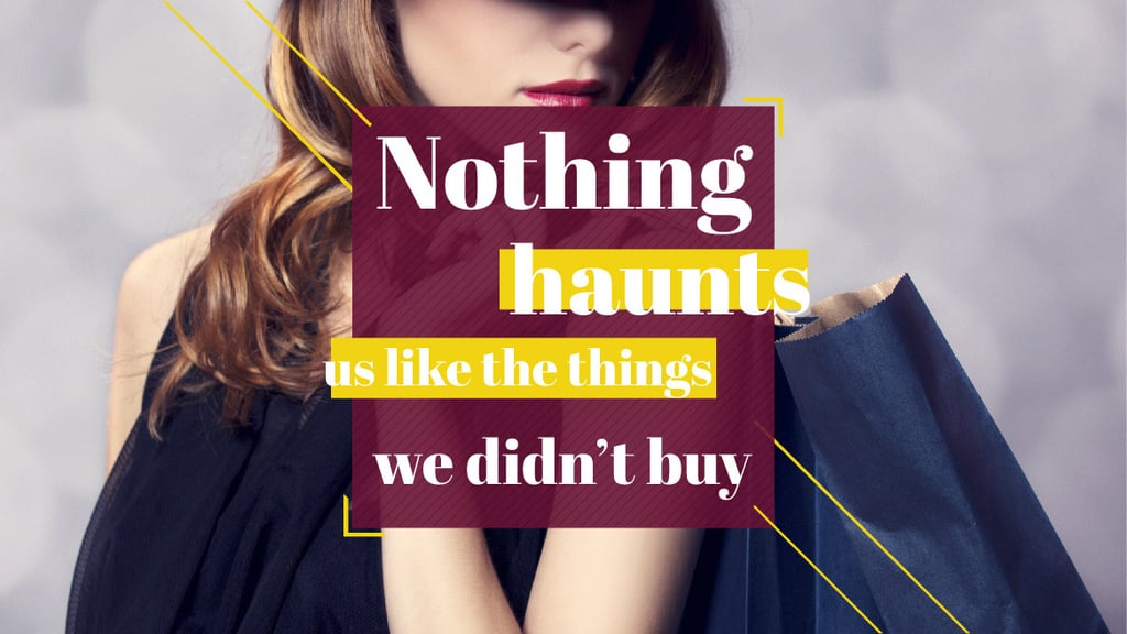 Quotation about shopping haunts — Створити дизайн Quotation about shopping haunts — Створити дизайн
