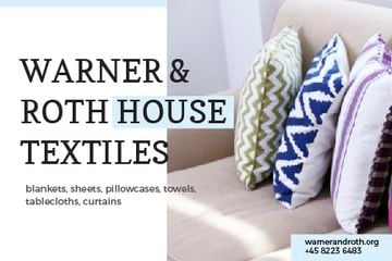 House Textiles with Cozy Pillows