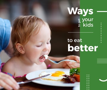 Healthy Food for Kids Mother Feeding Child