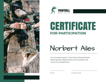 Paintball Championship participation confirmation