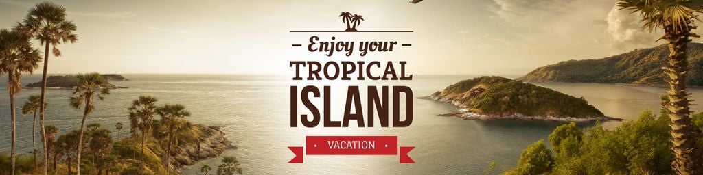 Exotic tropical island vacation poster — Crear un diseño Exotic tropical island vacation poster — Crear un diseño