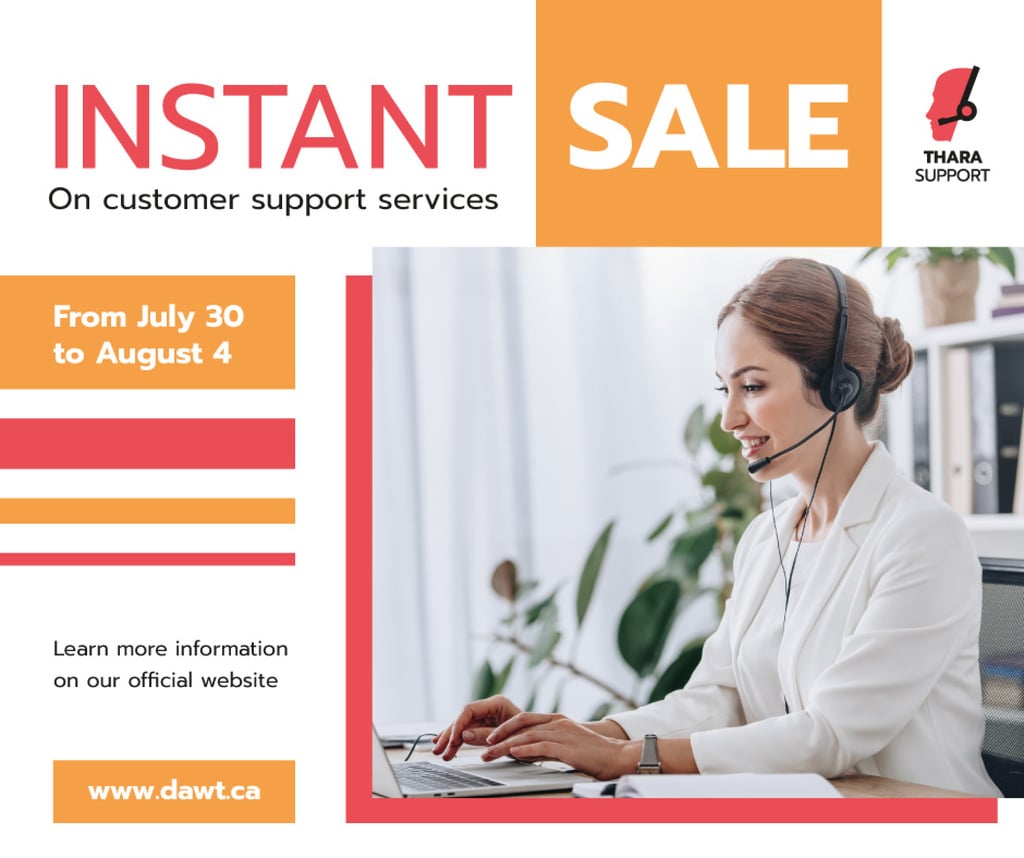 Customers Support Assistant working on Laptop – Stwórz projekt Customers Support Assistant working on Laptop – Stwórz projekt