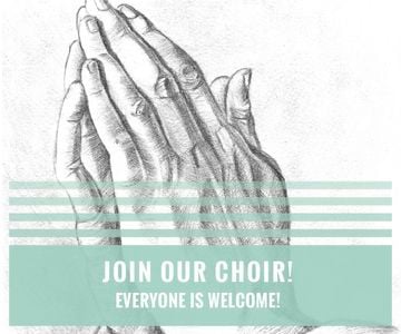 Invitation to a religious choir