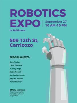 Android Robot hand for expo
