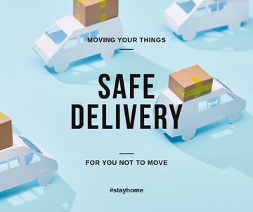 #StayHome Delivery Services offer with cars