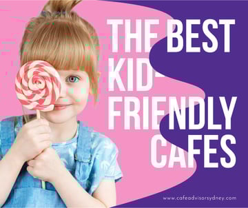 Kids-Friendly Cafes Girl Holding Lollipop