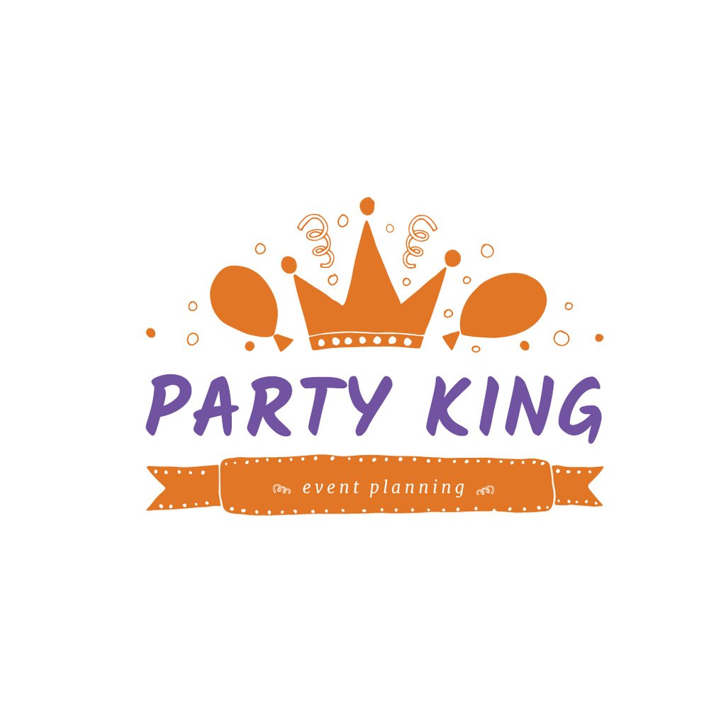 Event Agency Balloons and Confetti in Orange – Stwórz projekt Event Agency Balloons and Confetti in Orange – Stwórz projekt
