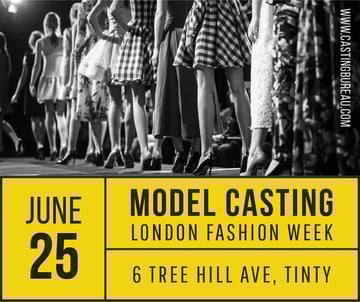 Model casting announcement
