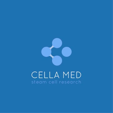 Research Center with Molecule Icon