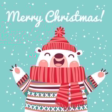 Merry Christmas greeting card