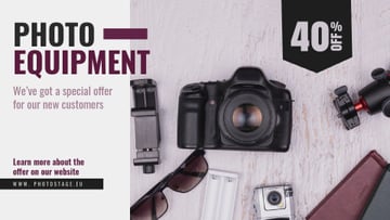 Dslr Camera and Photo Equipment Offer