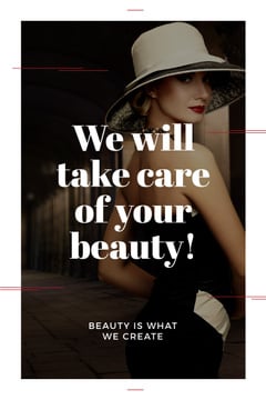 Citation about care of beauty